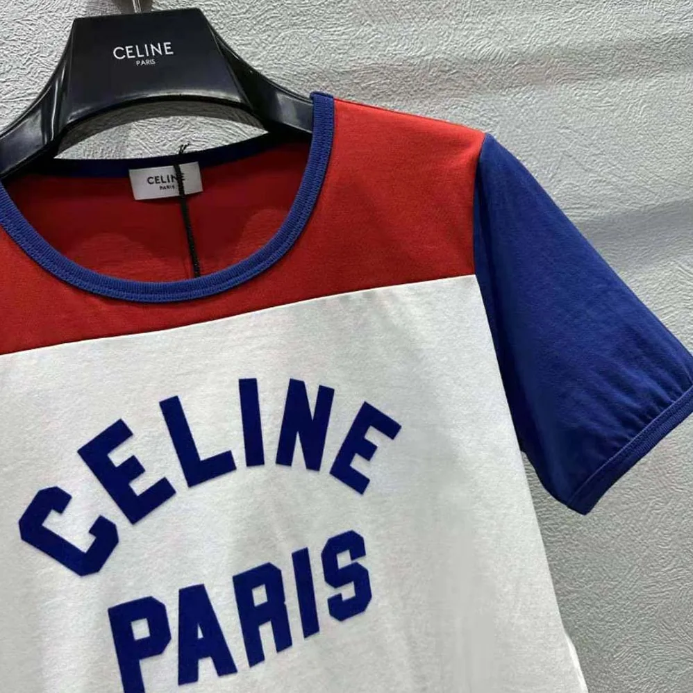 Celine Paris 70's T for Men in shirt in Cotton Jersey Celine Paris 70's T for Men in shirt in Cotton Jersey
