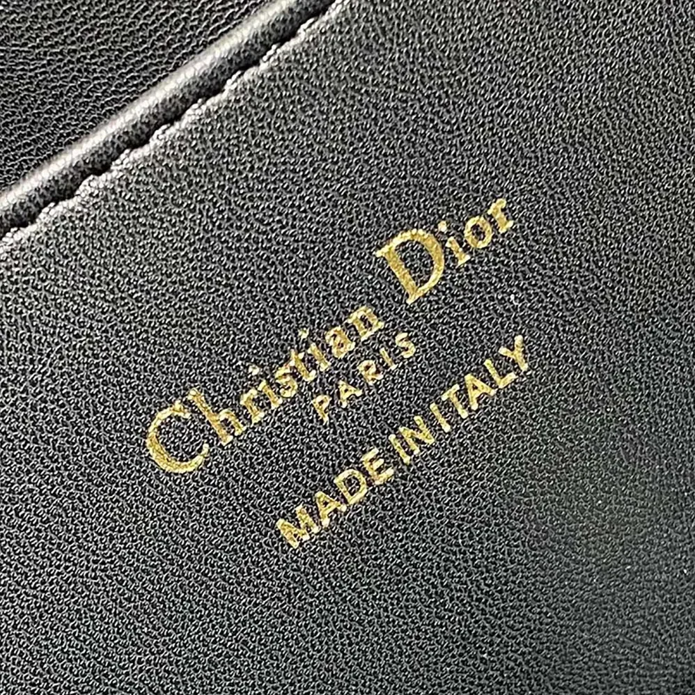 Dior Walk in Dior Purse Black Macrocannage Calfskin for Women Dior Walk in Dior Purse Black Macrocannage Calfskin for Women