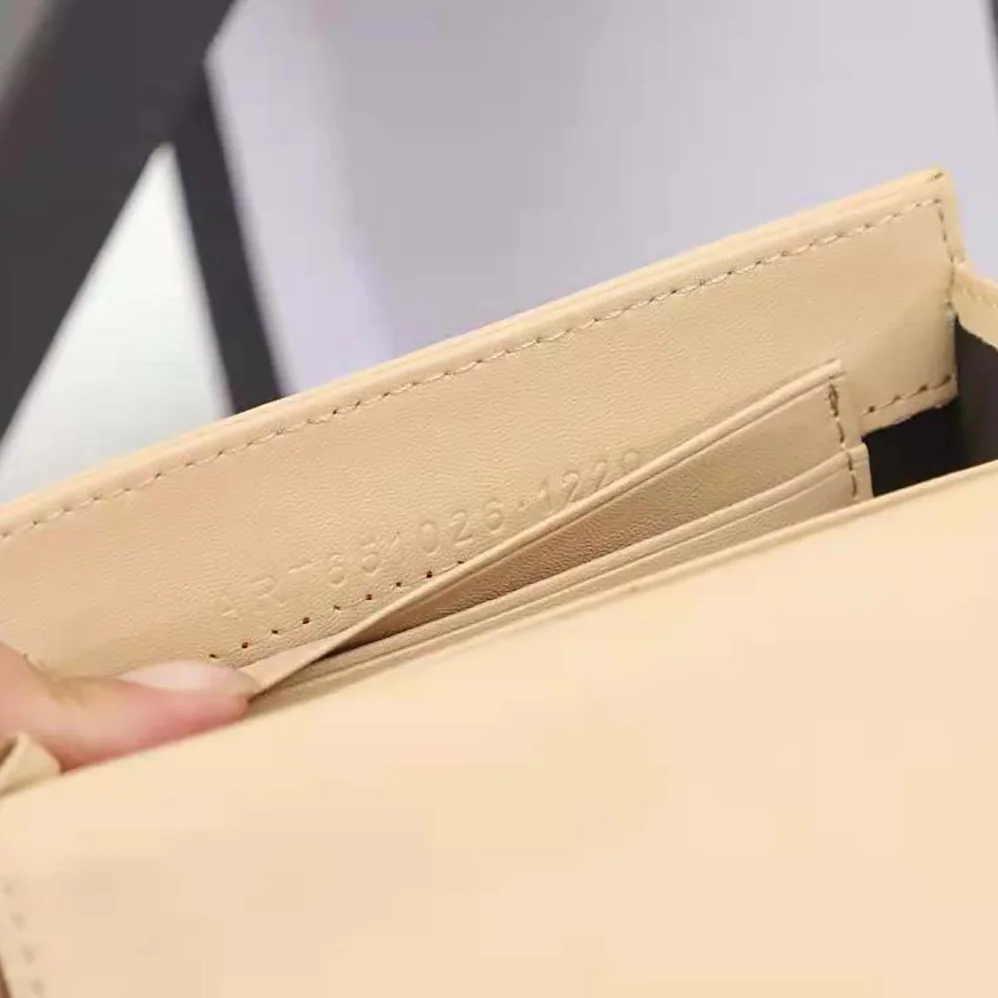 Saint Laurent YSL Vlogo Signature Grainy Calfskin Cardholder wth Zipper for Women in Sandy Saint Laurent YSL Vlogo Signature Grainy Calfskin Cardholder wth Zipper for Women in Sandy