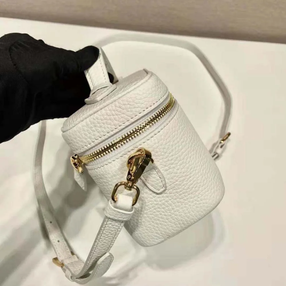 Prada Leather Mini-Bag for Women in White