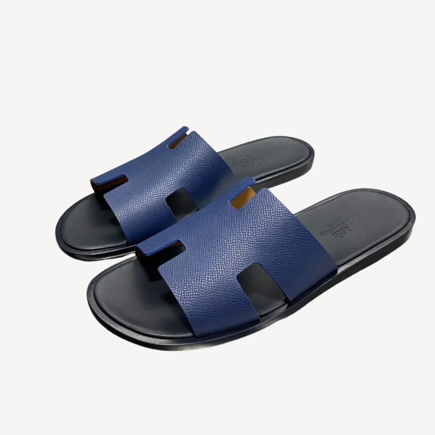 Hermes Oran Sandal Navy Blue Hermes Oran Sandal Navy Blue