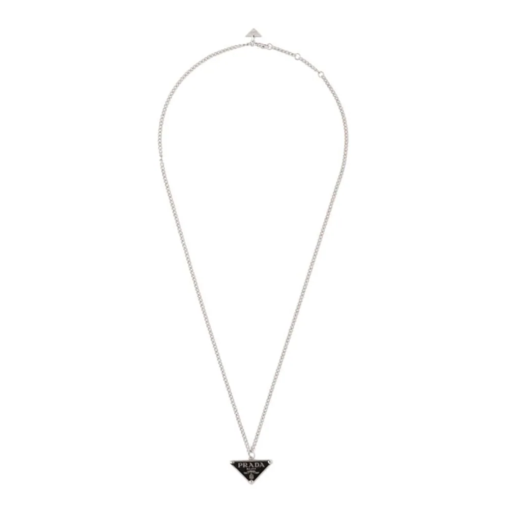 Prada Symbole Necklace for Women in Black Prada Symbole Necklace for Women in Black