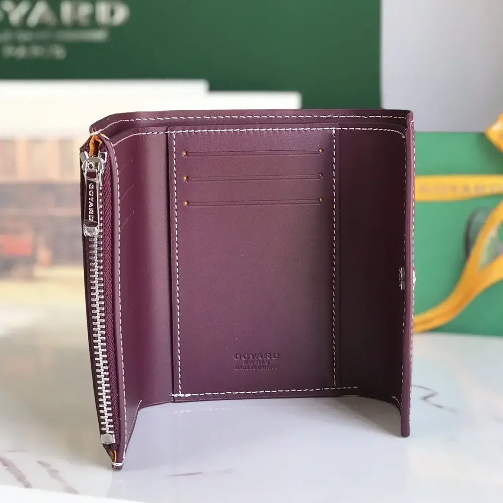 Goyard Saint Gabrie Wallet for Unisex in Maroon