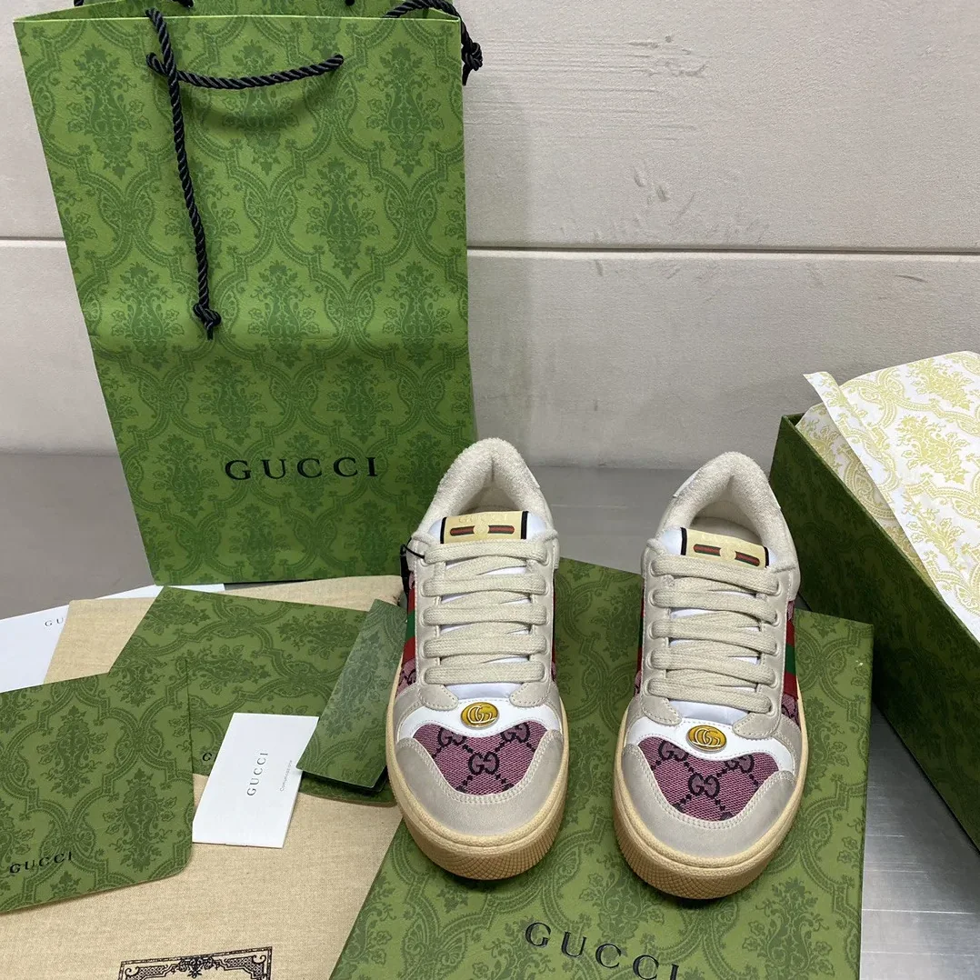 Gucci Screener GG Sneaker Cream Gucci Screener GG Sneaker Cream