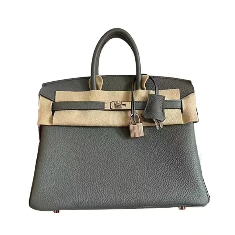 Hermes Birkin 30 Bag in Epsom Leather with Silver Hardware in Grey Hermes Birkin 30 Bag in Epsom Leather with Silver Hardware in Grey