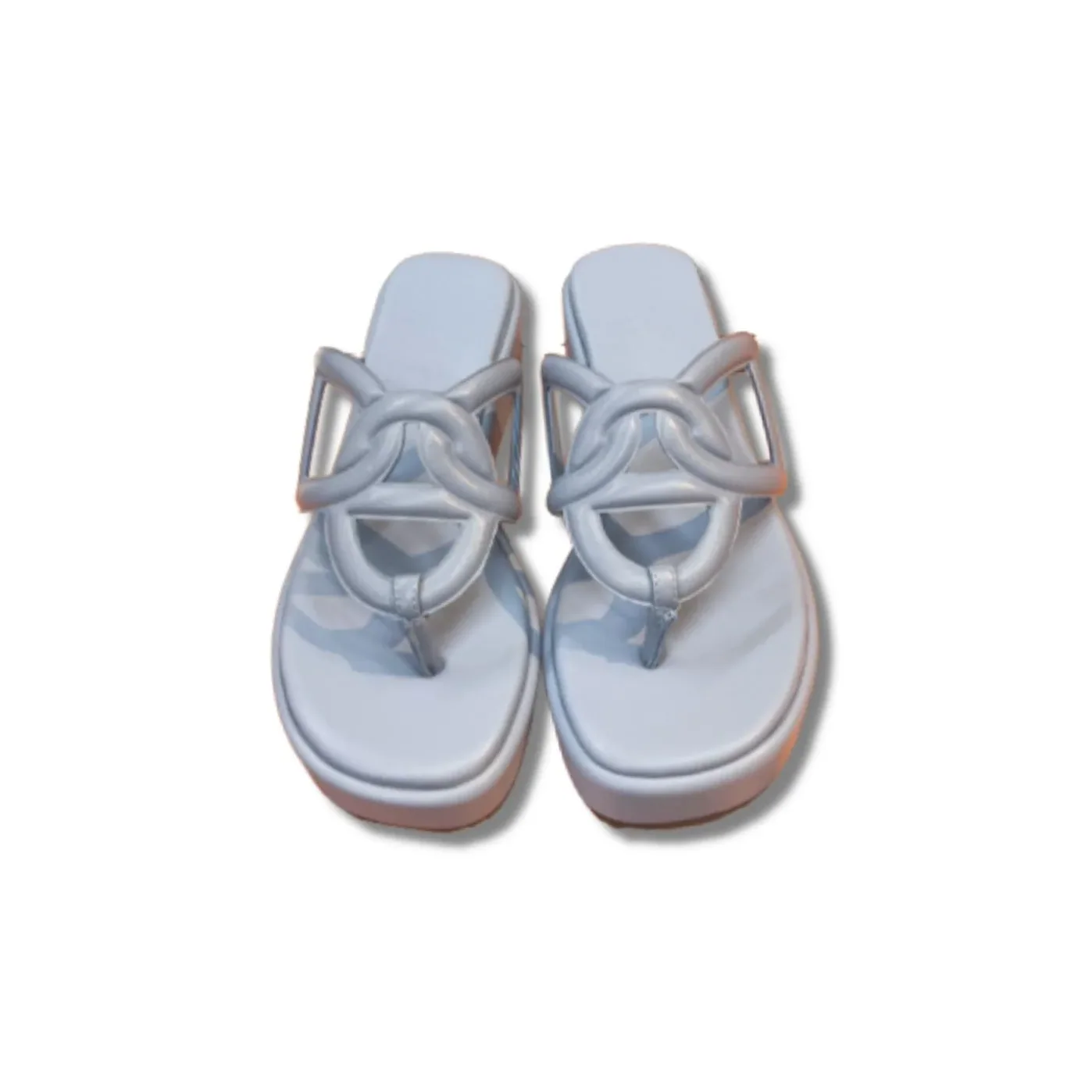 Hermes Gipsy Sandal Blue 6A350 Hermes Gipsy Sandal Blue 6A350