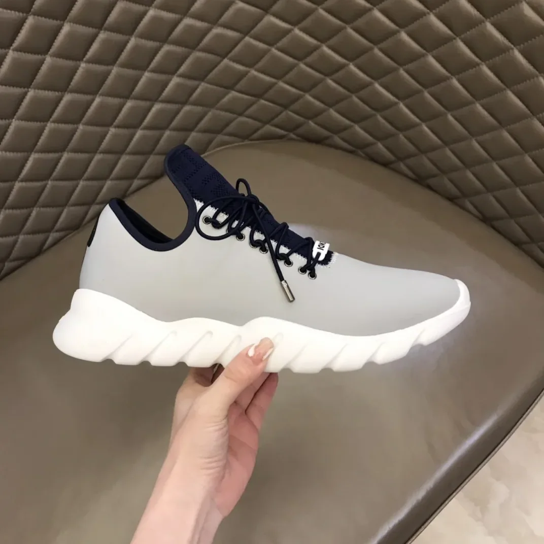 Fendi FD Faster Trainers Grey Fendi FD Faster Trainers Grey