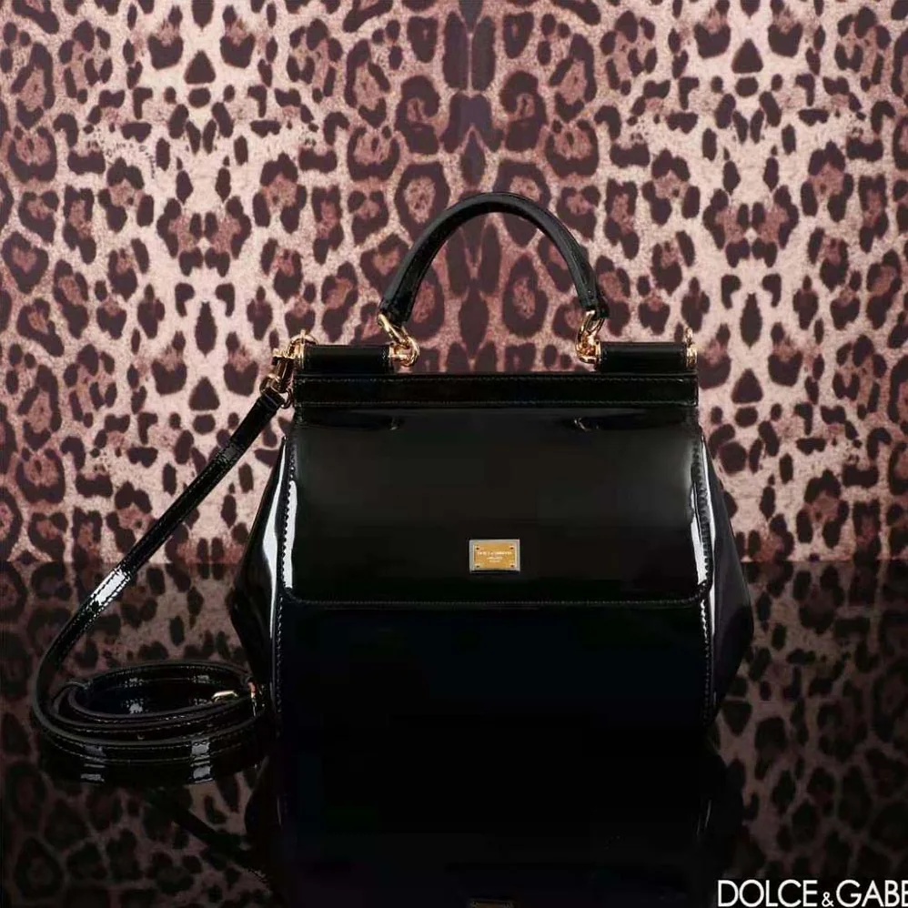 Dolce Gabbana D&G Medium Sicily Handbag for Women in Black