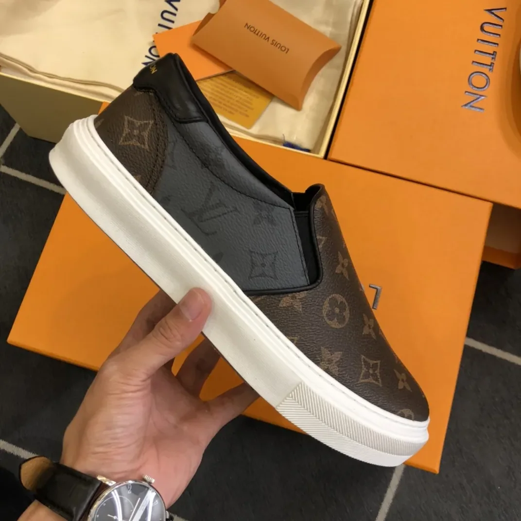 Louis Vuitton LV Slip On Brown