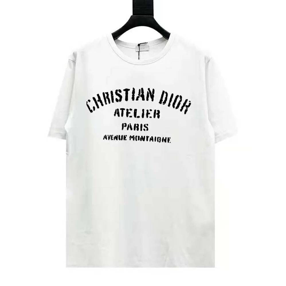 Dior Oversized Christian Dior Atelier T for Women in shirt White Cotton Jersey