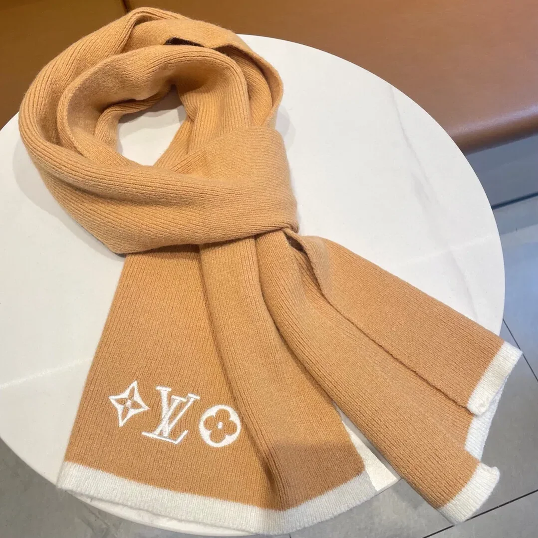 Louis Vuitton Vintage Scarf Lv Orange