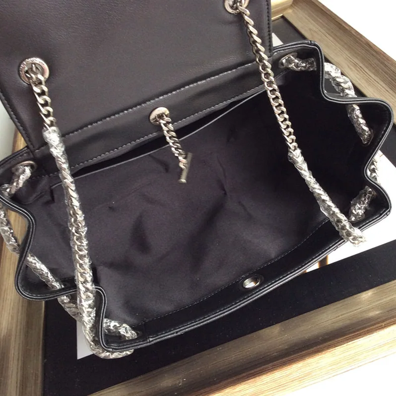 Saint Laurent YSL Small Nolita Bag Vintage Leather for Women in Black Saint Laurent YSL Small Nolita Bag Vintage Leather for Women in Black