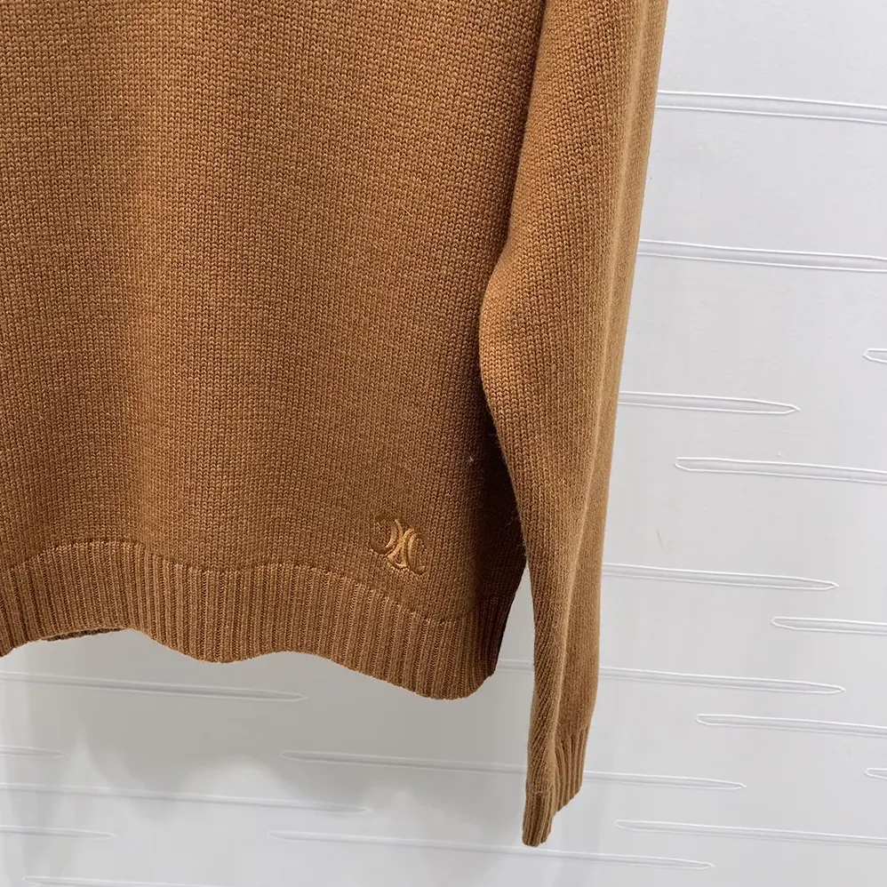 Celine V-Neck Sweater in Cashmere for Men in Brown