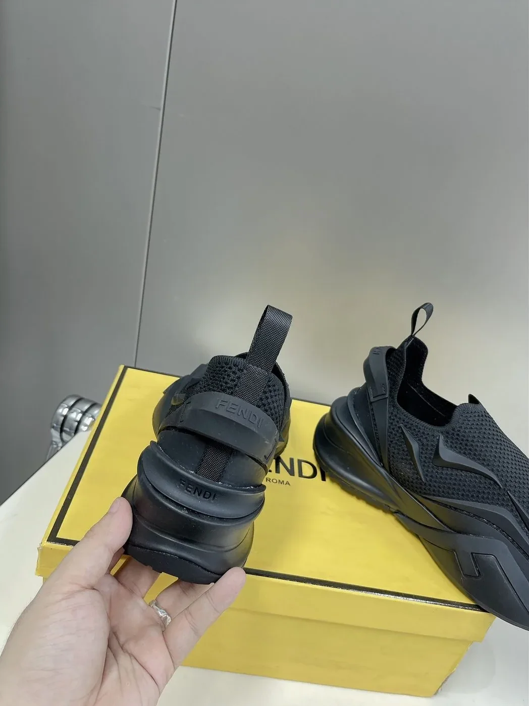 Fendi Low Trainers Sneakers Black