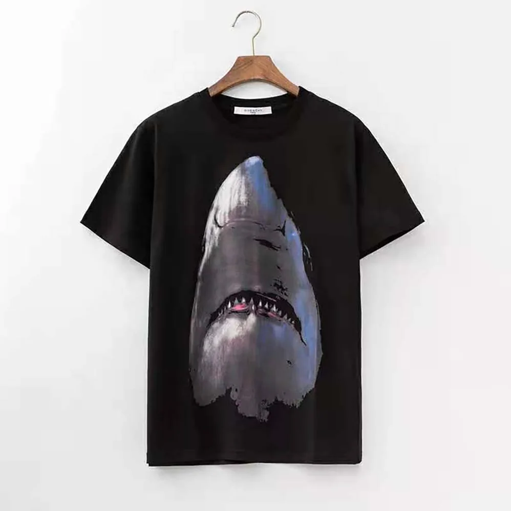 Givenchy Shark Printed T-shirt with Shark Print on the Chest for Men