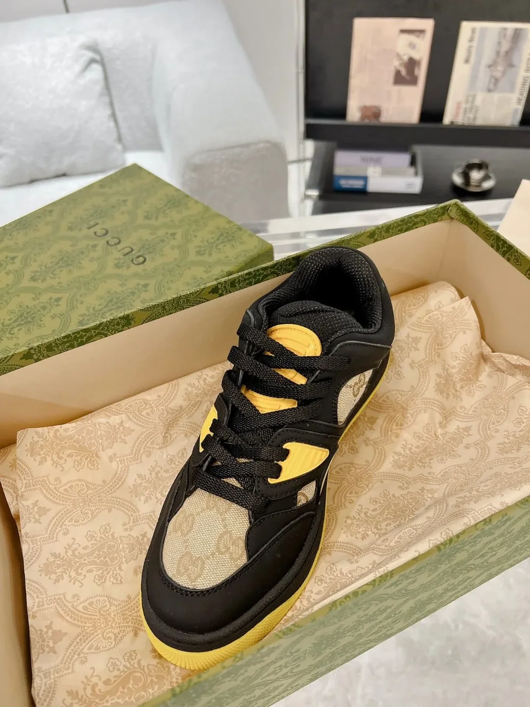 Gucci Basket Sneaker Black Gucci Basket Sneaker Black