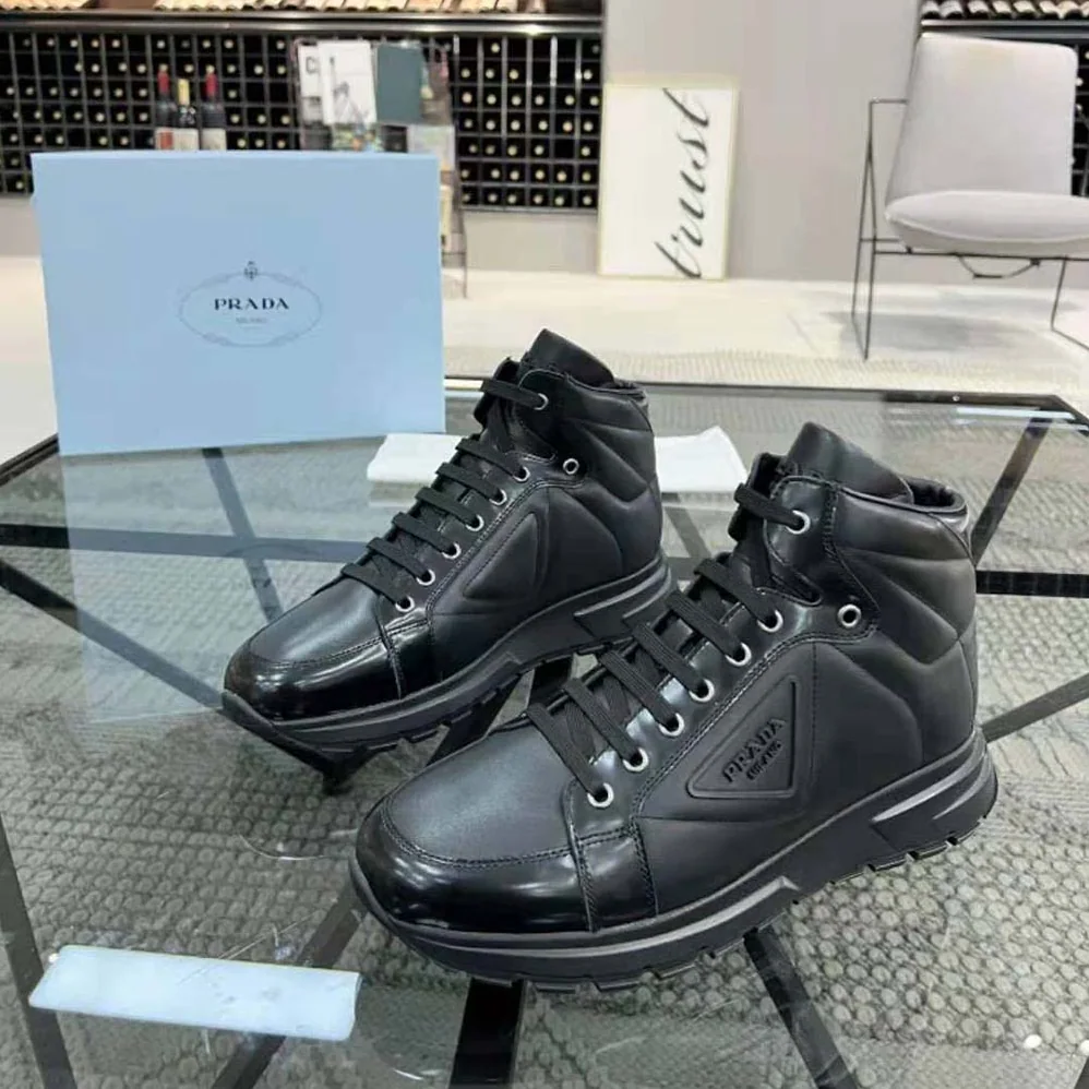Prada PRAX 01 Re-Nylon and Brushed Leather Sneakers for Men Prada PRAX 01 Re-Nylon and Brushed Leather Sneakers for Men