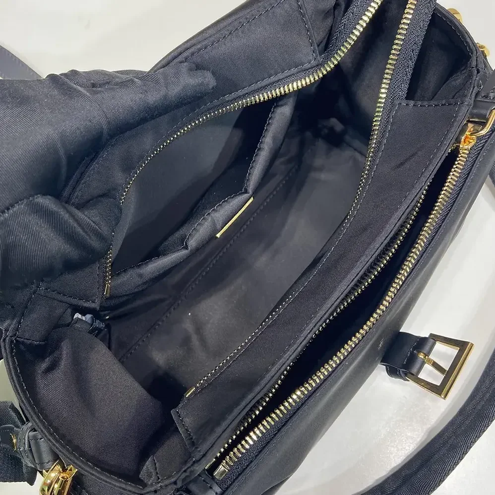 Prada Explore Large Re-Nylon Shoulder Bag With Flap for Women in Black