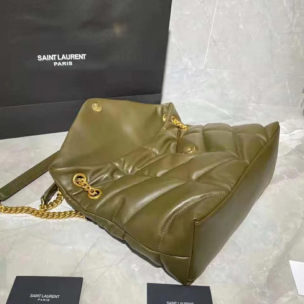 Saint Laurent YSL Puffer Medium Bag in Quilted Lambskin for Women