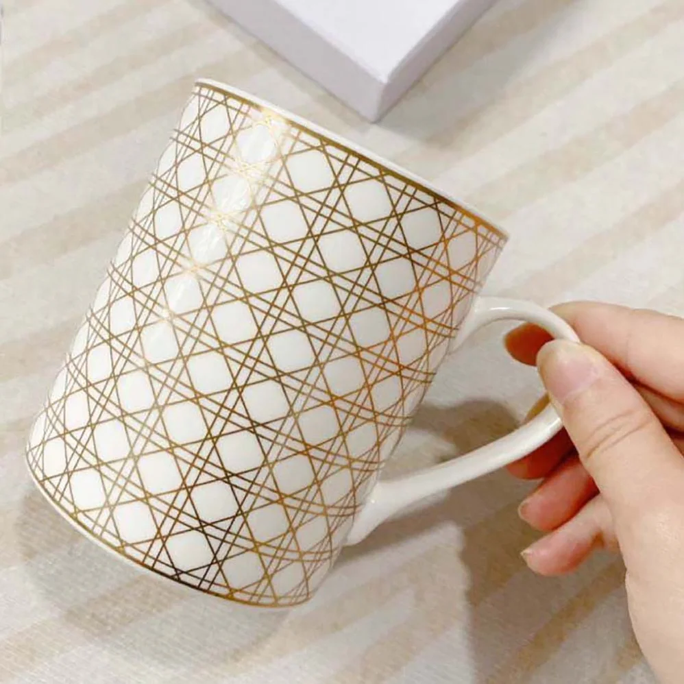 Dior Mug Gold for Unisex in Tone Cannage Montaigne Dior Mug Gold for Unisex in Tone Cannage Montaigne