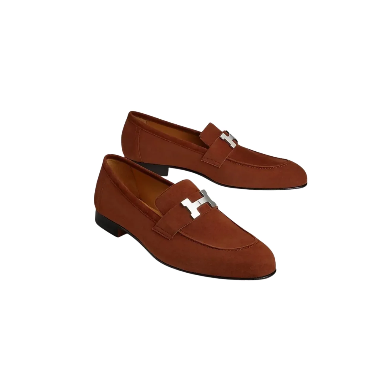 Hermes Paris Loafers Orange Hermes Paris Loafers Orange