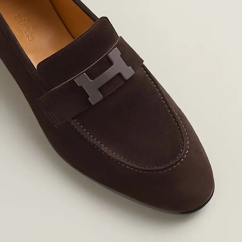Hermes Paris Loafers Marron Ebene Hermes Paris Loafers Marron Ebene