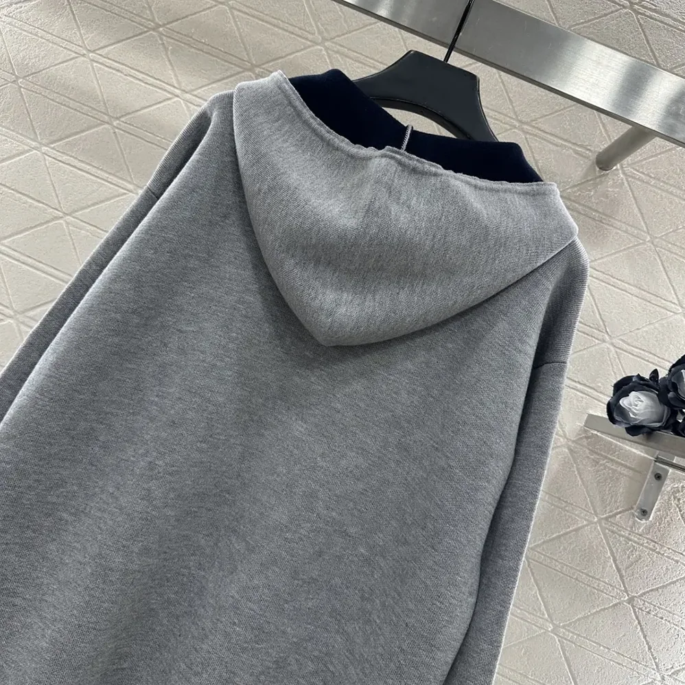 Miu Miu Cashmere Cardigan Hoodie for Women Miu Miu Cashmere Cardigan Hoodie for Women
