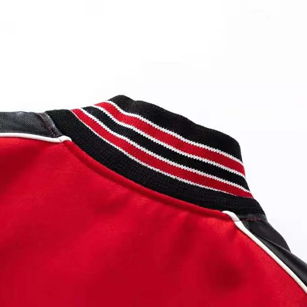Celine Classic Teddy Jacket in Textured Wool for Women in Red