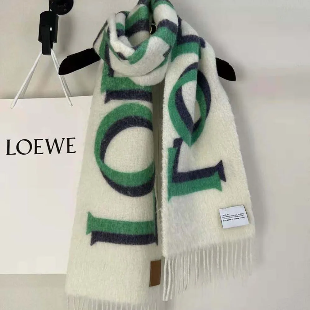 Loewe LOEWE Scarf in Wool and Mohair for Unisex Loewe LOEWE Scarf in Wool and Mohair for Unisex