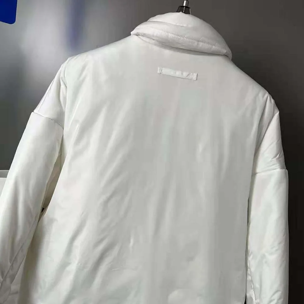 Prada Light Re-Nylon Padded Jacket for Women in White Prada Light Re-Nylon Padded Jacket for Women in White