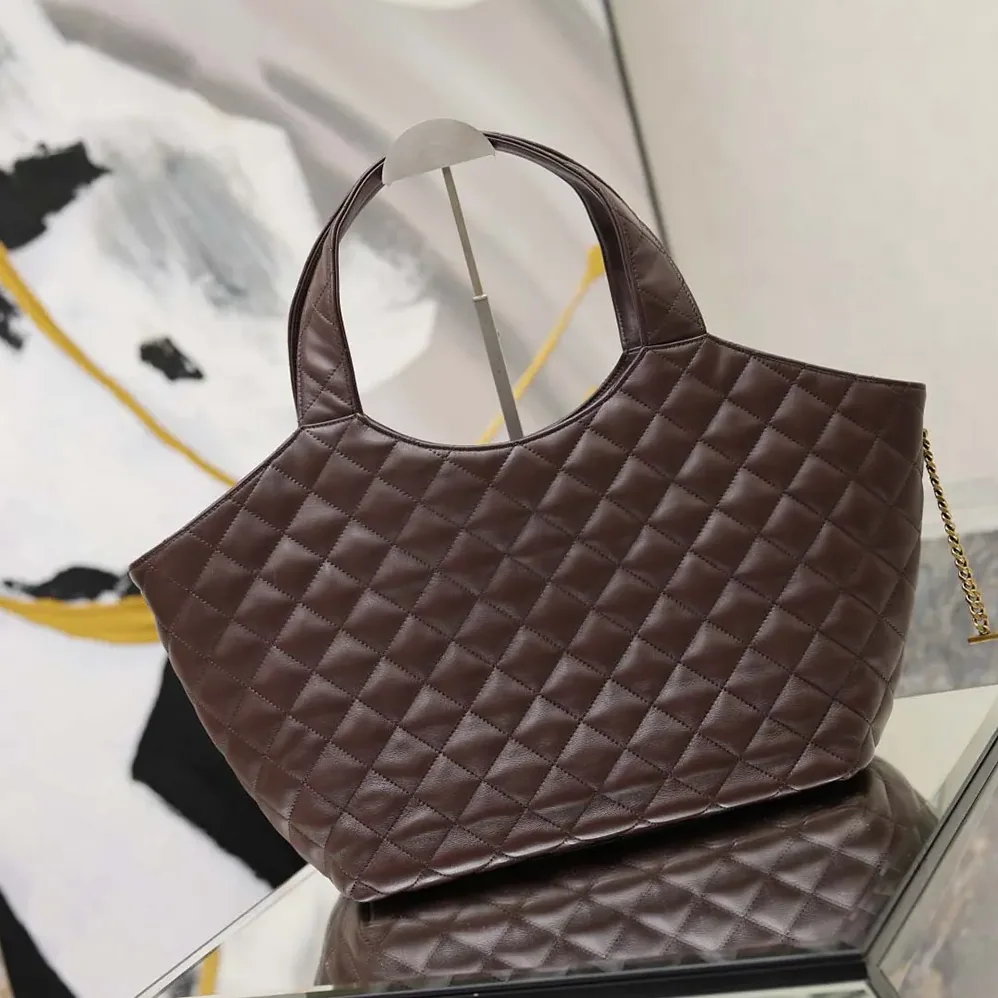 Saint Laurent YSL Icare Medium In Quilted Nappa Burgundy for Women Saint Laurent YSL Icare Medium In Quilted Nappa Burgundy for Women
