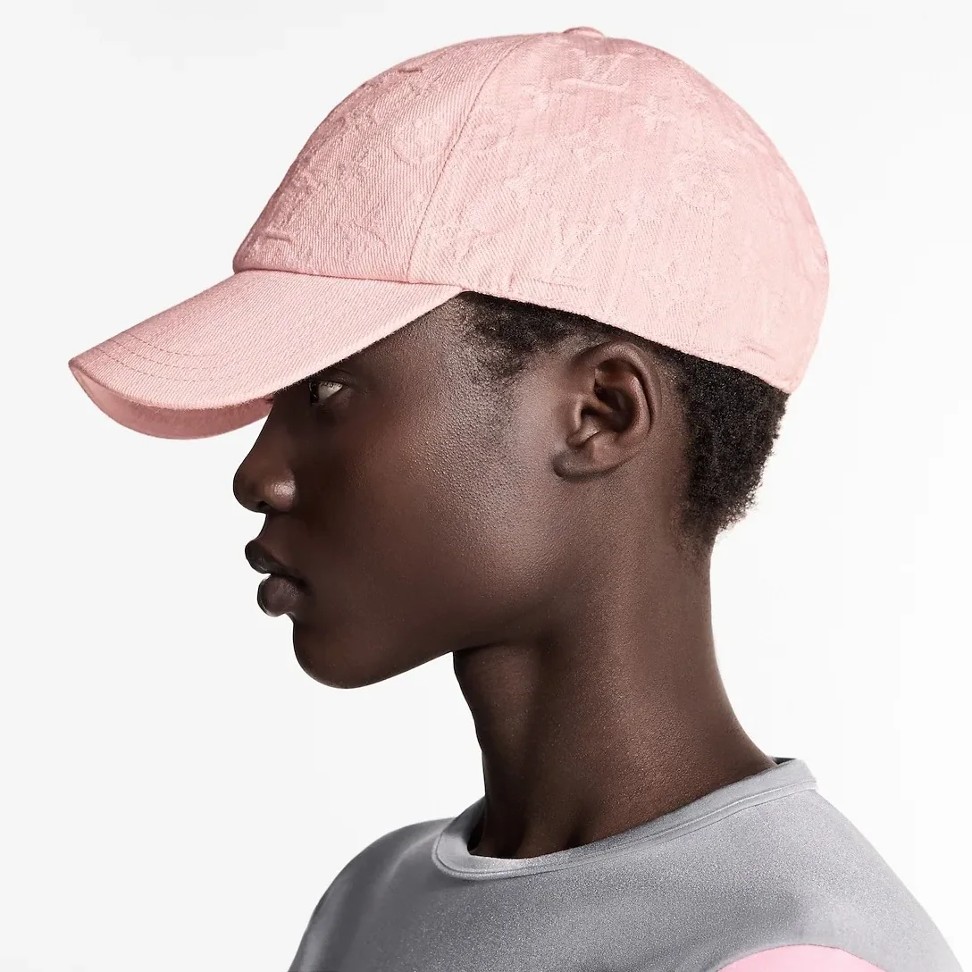 Louis Vuitton Denim Cap Pink Louis Vuitton Denim Cap Pink