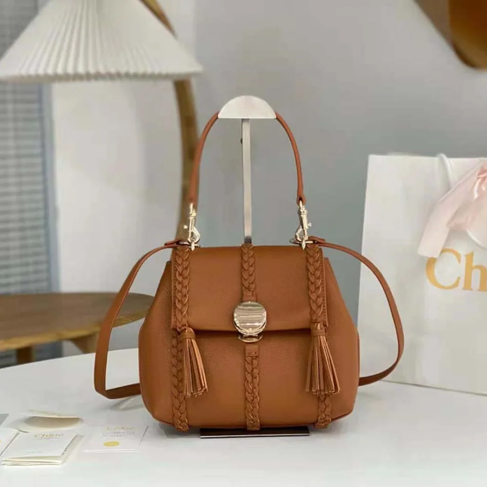 Chloe Penelope Small Soft Shoulder Bag for Women in Brown Chloe Penelope Small Soft Shoulder Bag for Women in Brown
