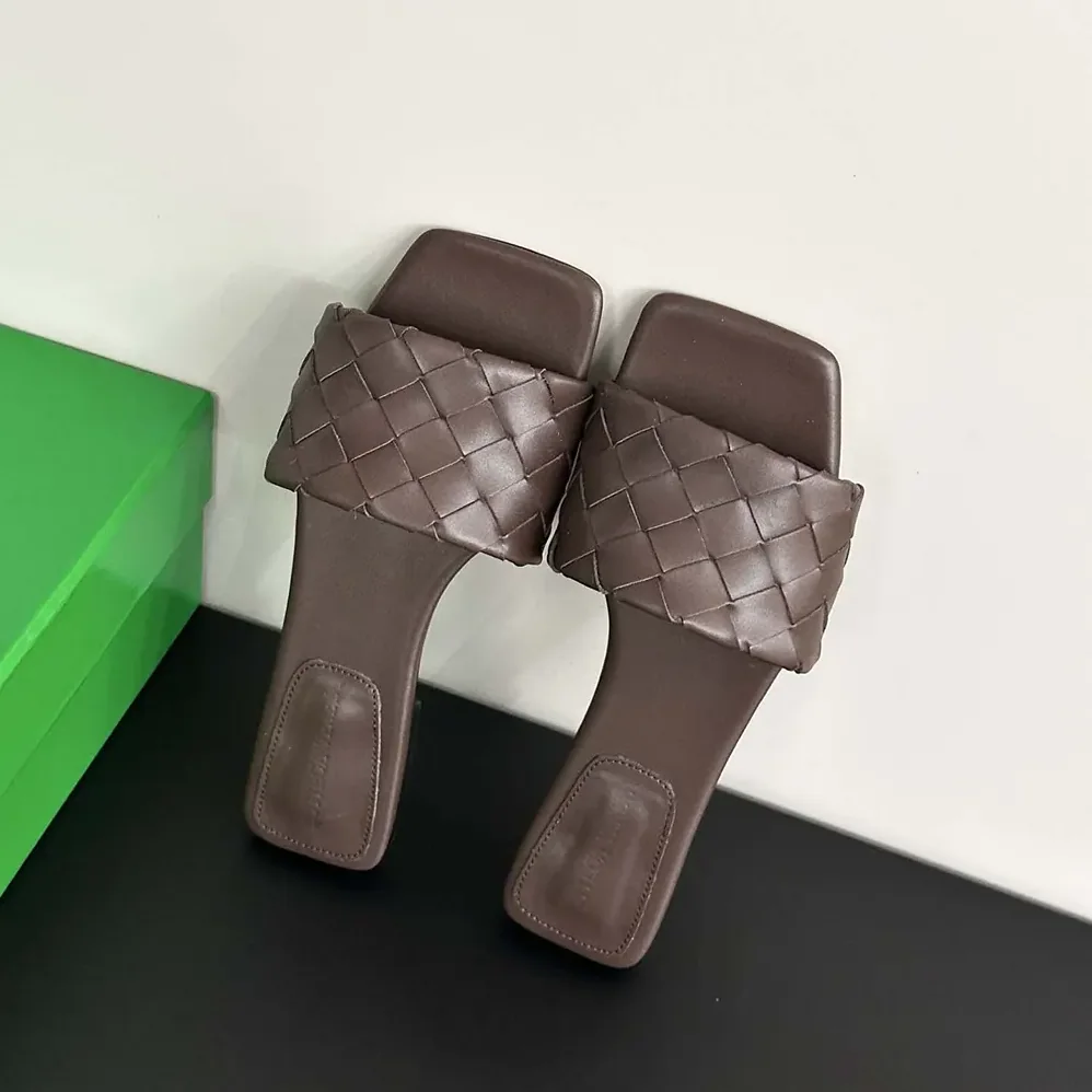 Bottega Veneta Parco Flat Mule for Women in Tan