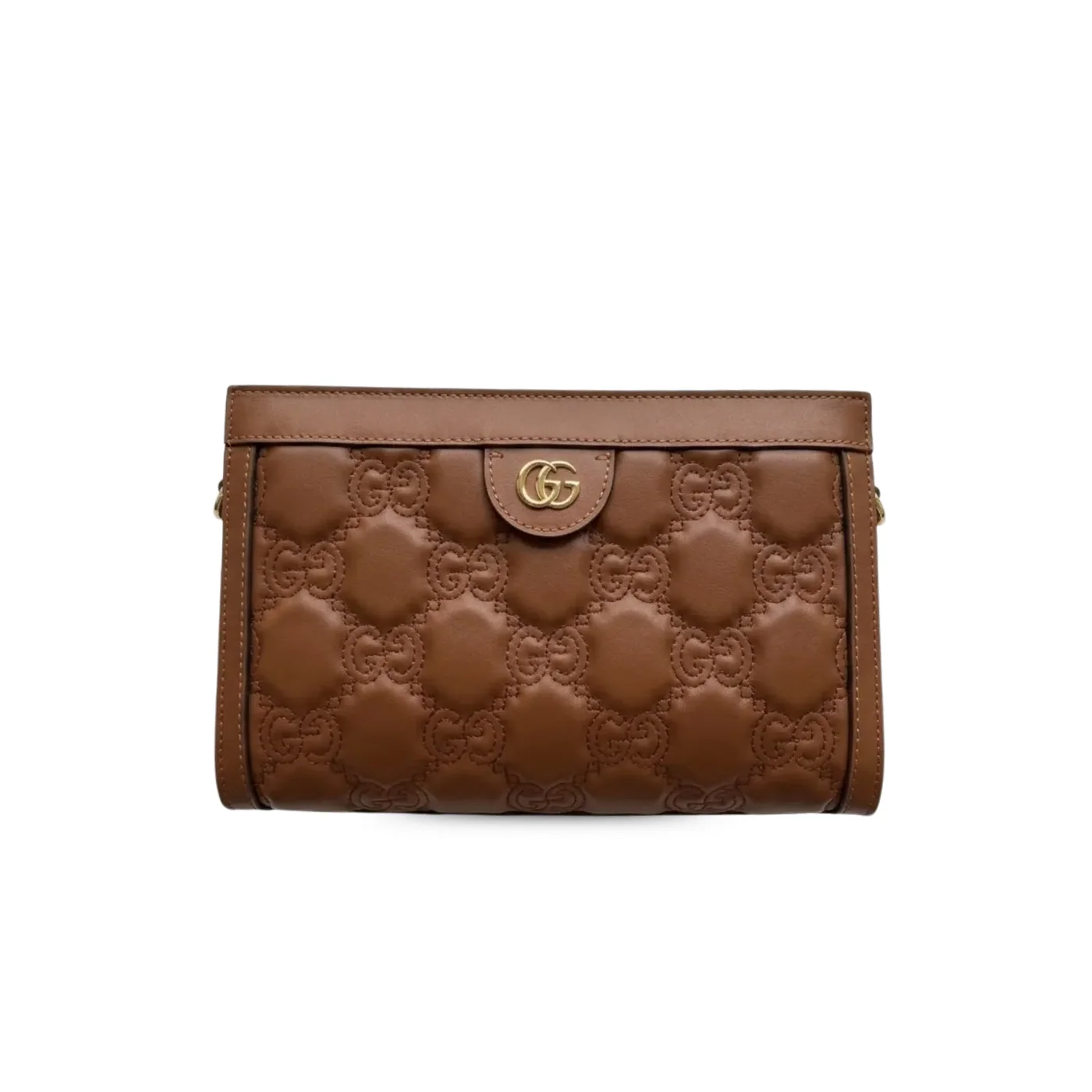 Gucci GG Matelassé Small Bag in Brown