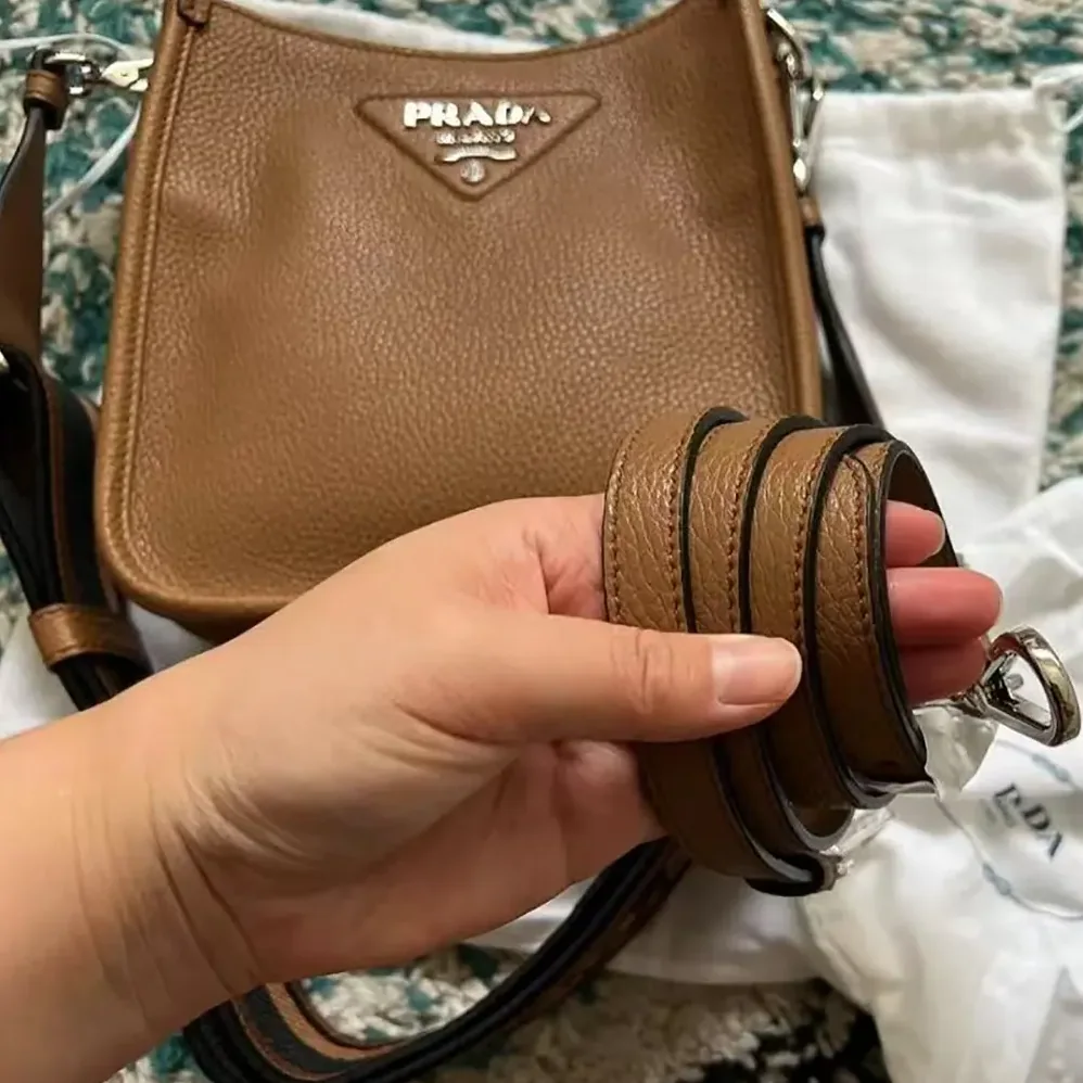 Prada Leather Mini Shoulder Bag for Unisex Prada Leather Mini Shoulder Bag for Unisex