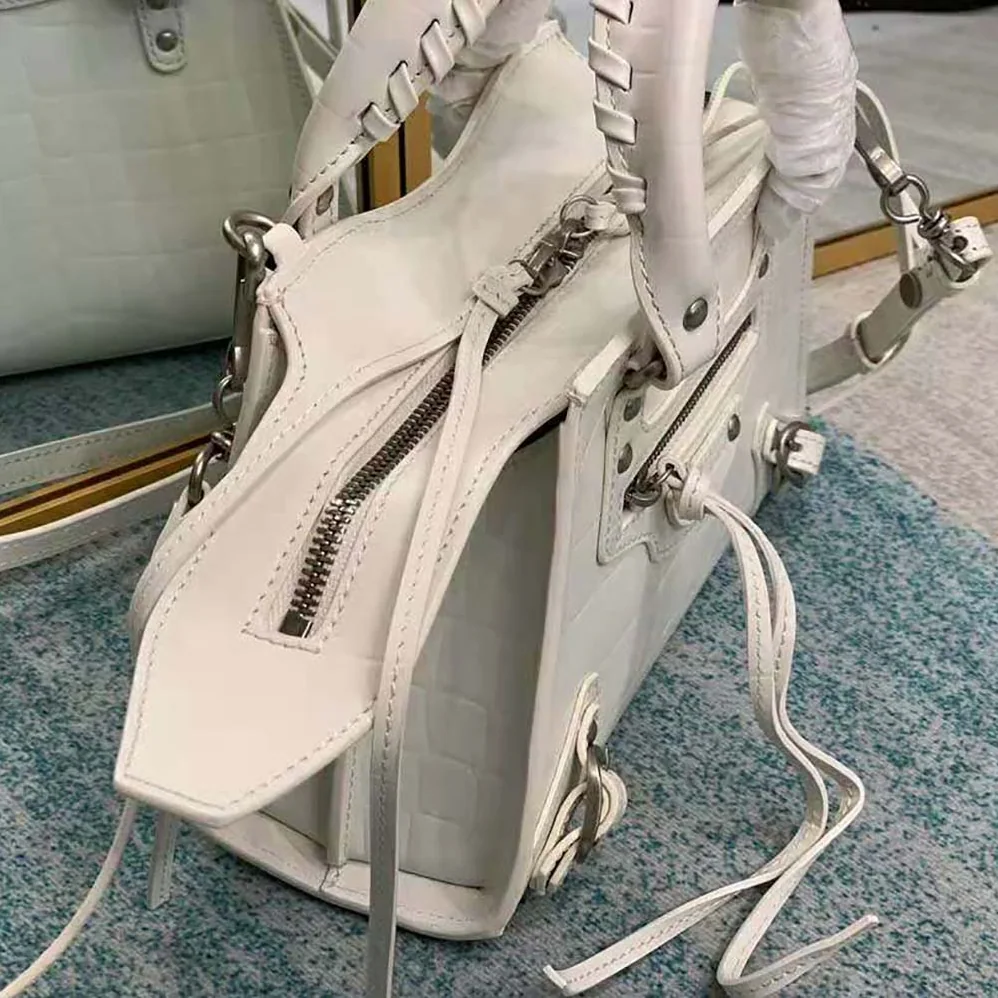 Balenciaga Neo Classic Mini Top Handle Bag for Women in White