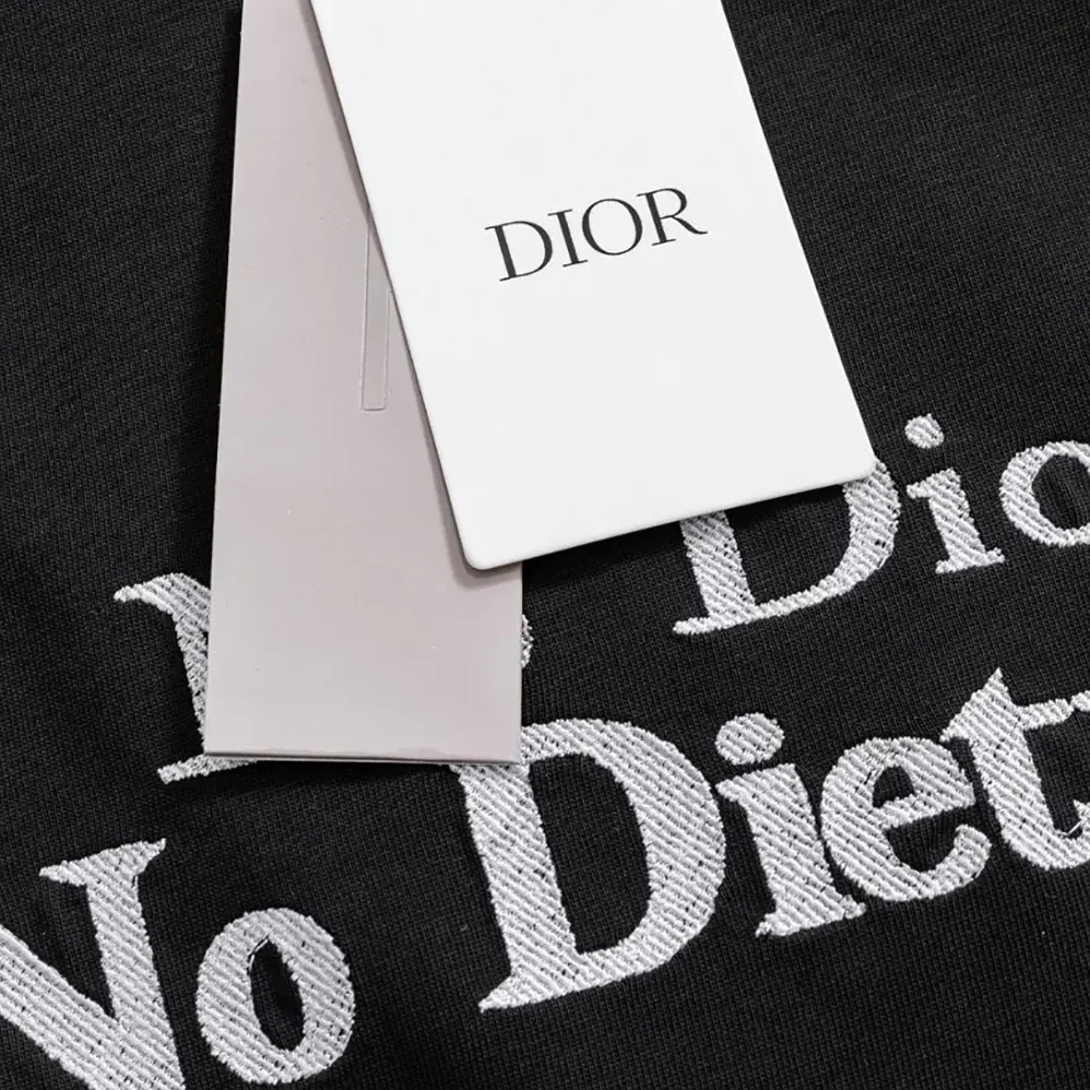 Dior T-Shirt with Pocket Relaxed Fit Gray Cotton Jersey for Men