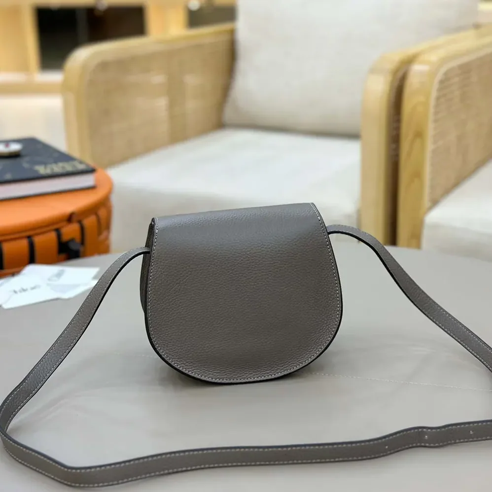 Chloe Small Marcie Saddle Bag is Crafted Leather for Women Chloe Small Marcie Saddle Bag is Crafted Leather for Women