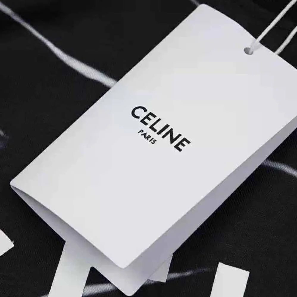 Celine Loose T-shirt in Cotton Jersey for Women in Black Celine Loose T-shirt in Cotton Jersey for Women in Black