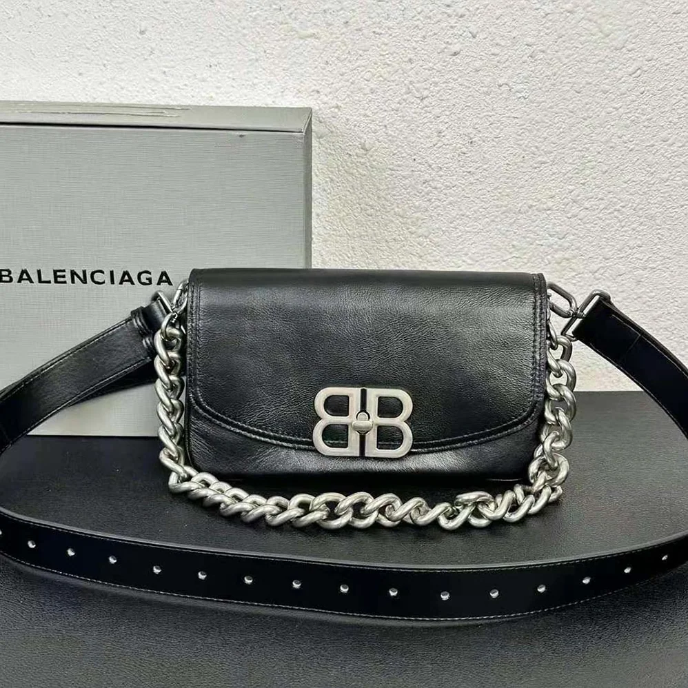 Balenciaga BB Soft Small Flap Bag in Black for Women Balenciaga BB Soft Small Flap Bag in Black for Women