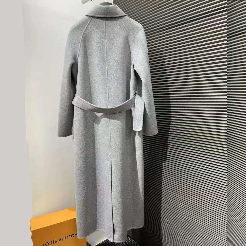 Fendi Coat Gray Wool Overcoat for Women Fendi Coat Gray Wool Overcoat for Women