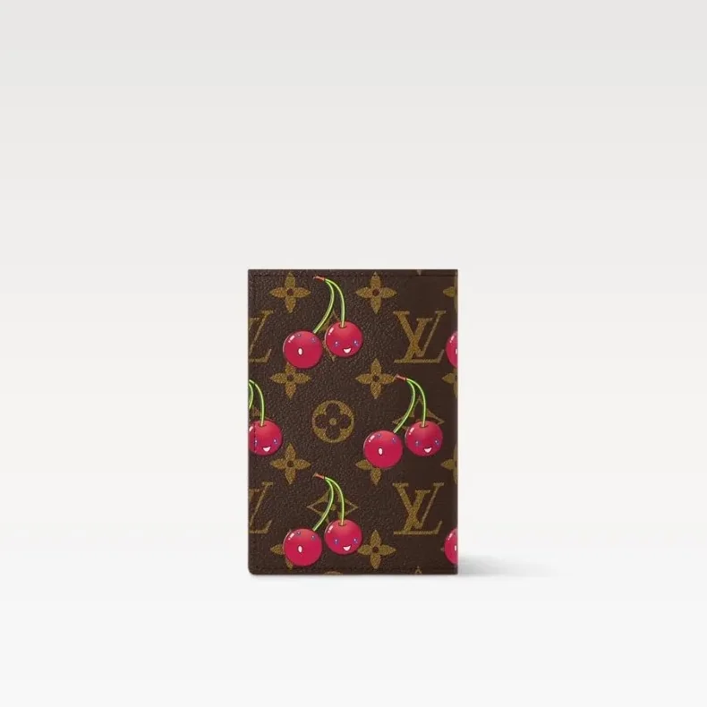 Louis Vuitton LV x TM Passport Cover Monogram Cherry /