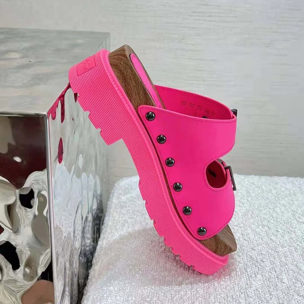 Dior Diorquake Strap Sandal Bright Pink Calfskin for Women