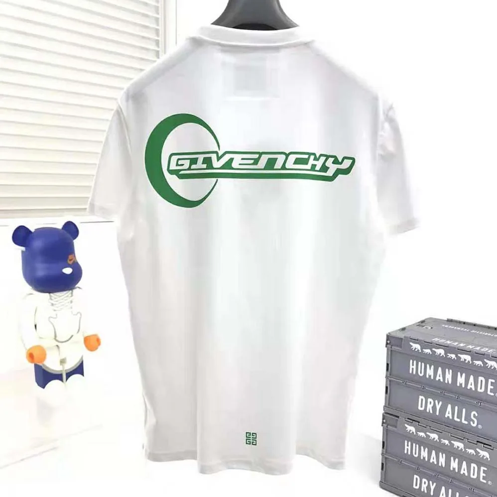 Givenchy Slim-Fit T-shirt in Printed Jersey for Women in White Givenchy Slim-Fit T-shirt in Printed Jersey for Women in White