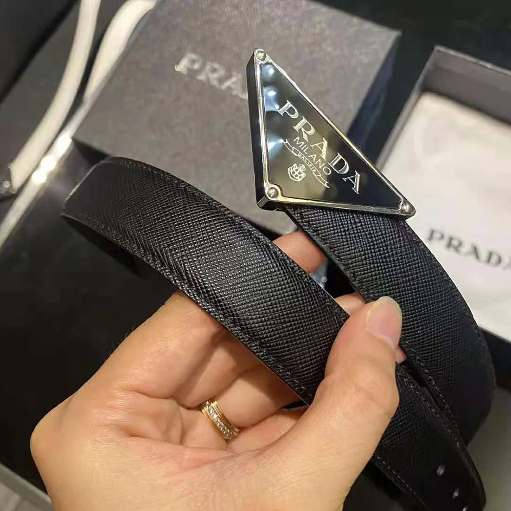 Prada Saffiano Leather Belt for Women Prada Saffiano Leather Belt for Women