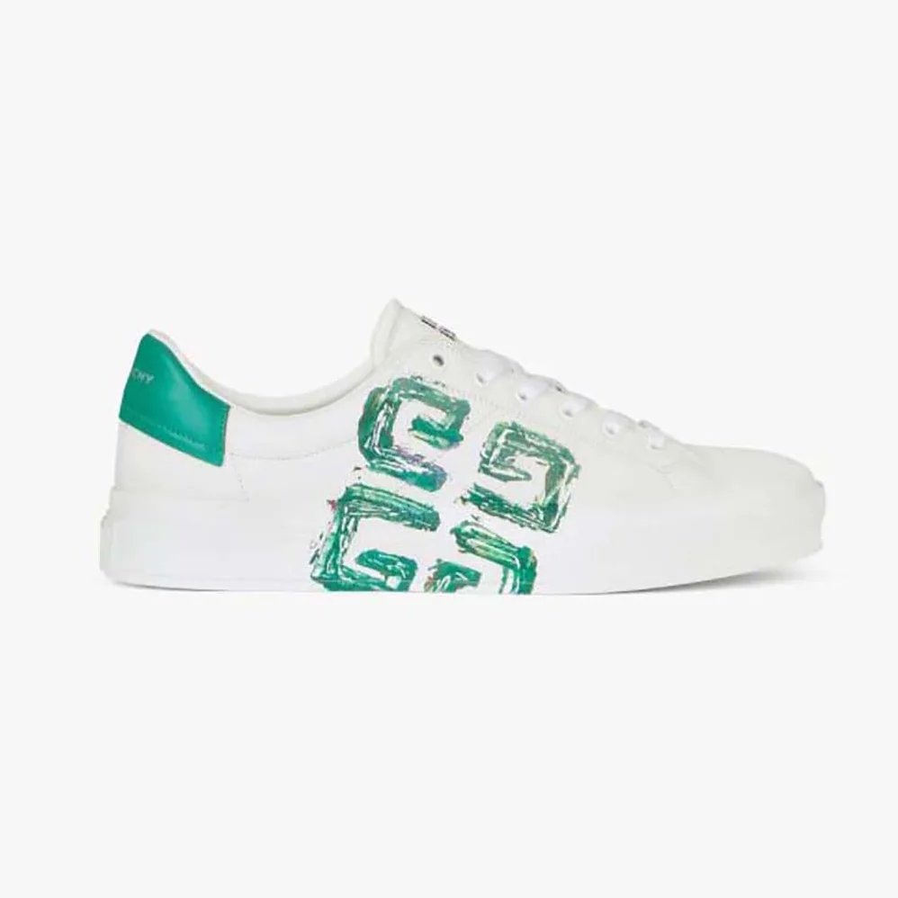 Givenchy Sneakers City Sport in 4G Print Leather for Unisex in Green Givenchy Sneakers City Sport in 4G Print Leather for Unisex in Green