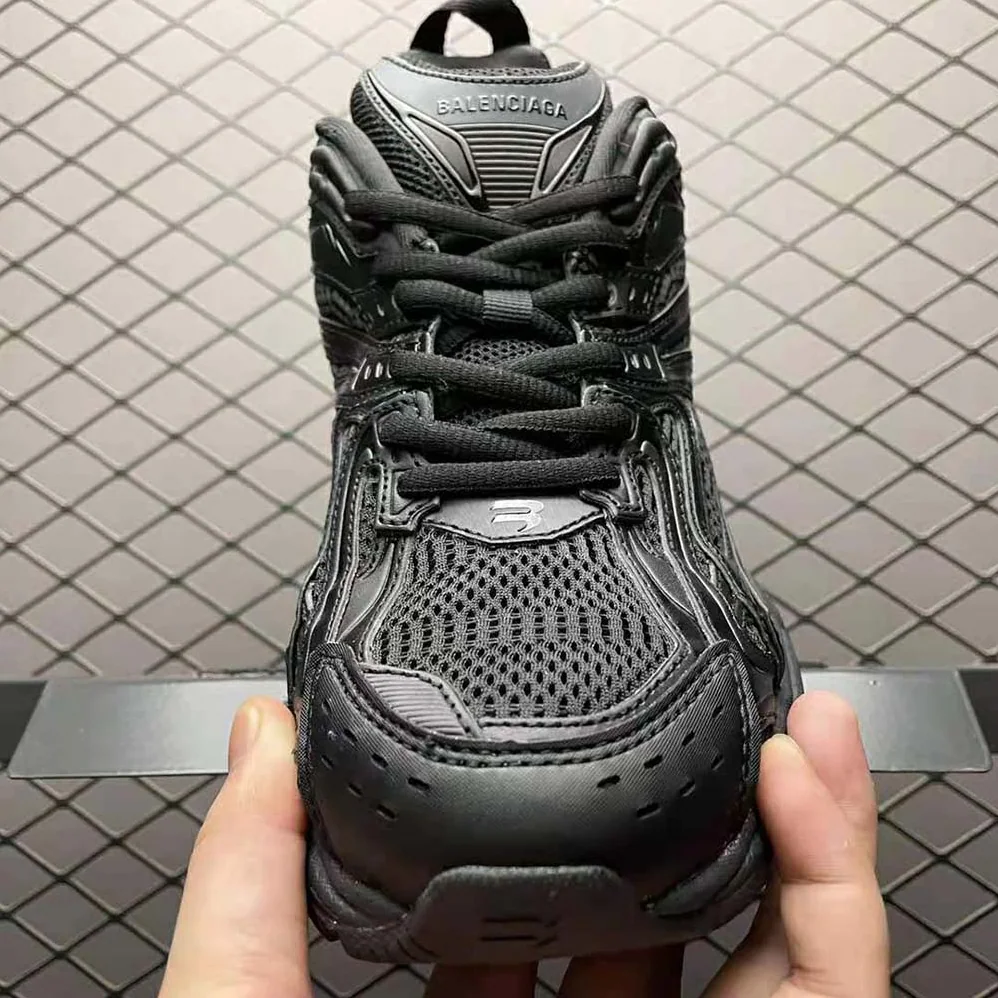 Balenciaga X-Pander Sneaker in Black Mesh and Nylon for Women Balenciaga X-Pander Sneaker in Black Mesh and Nylon for Women