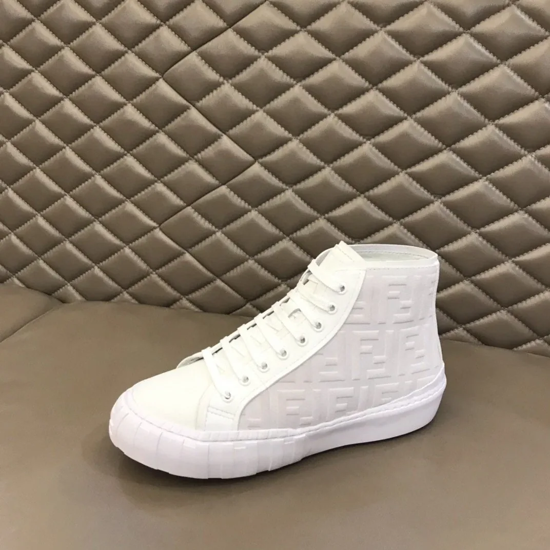 Fendi Flow High Tops Sneakers White 7E1424
