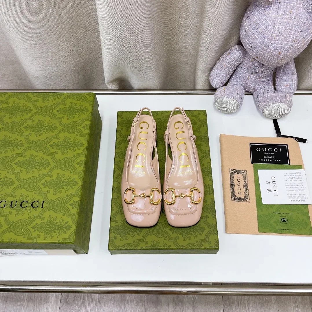 Gucci Slingback With Horsebit Pink for Women